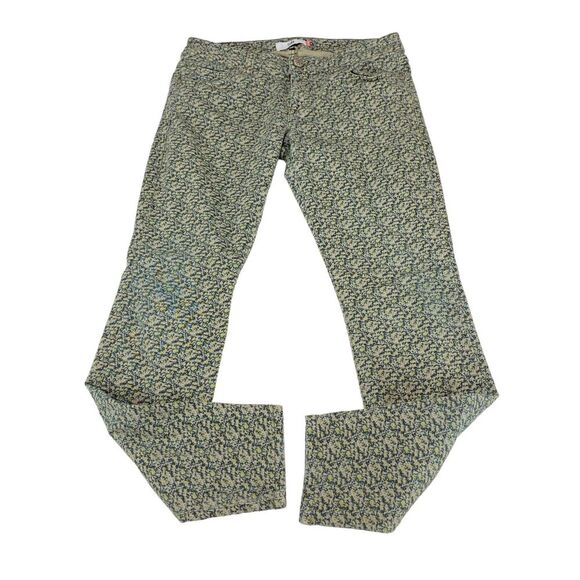 CAbi Jeans Pants Women Size 6 Multicolor Cotton Mid Rise Skinny Leg Flat Front - Picture 10 of 11